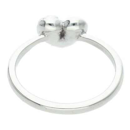 Chrome Hearts BUBBLGM HEART Silver Ring 925 Size ONE SIZE
