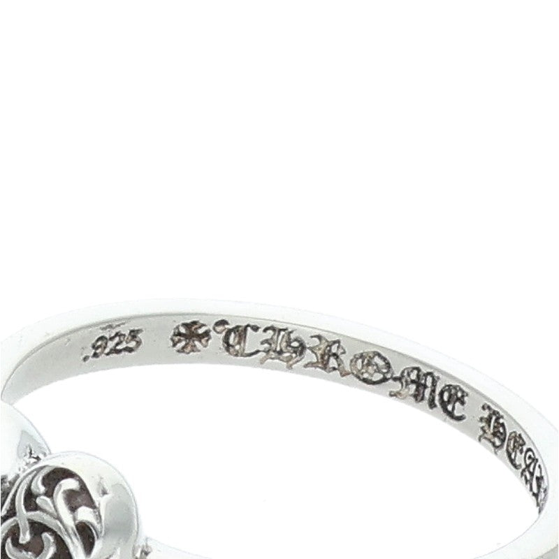 Chrome Hearts BUBBLGM HEART Silver Ring 925 Size ONE SIZE