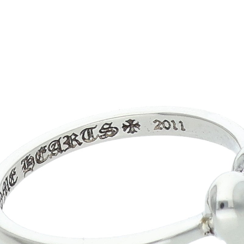 Chrome Hearts BUBBLGM HEART Silver Ring 925 Size ONE SIZE