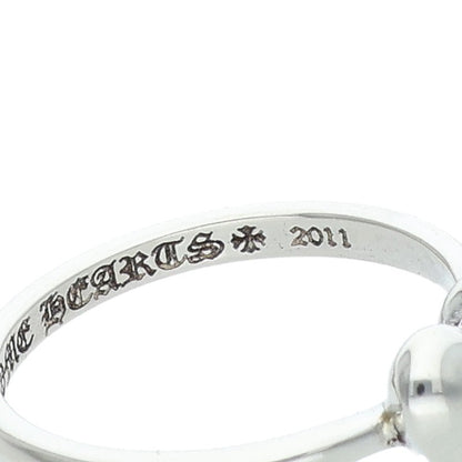 Chrome Hearts BUBBLGM HEART Silver Ring 925 Size ONE SIZE