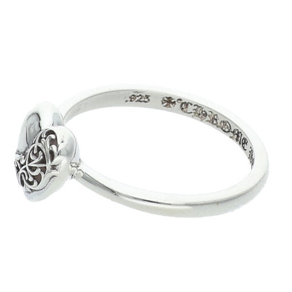 Chrome Hearts BUBBLGM HEART Silver Ring 925 Size ONE SIZE
