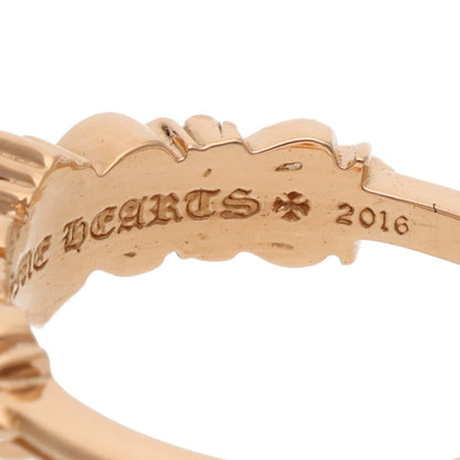 Chrome Hearts 22K PAVE Diamond Baby Floral Ring Size JP 19