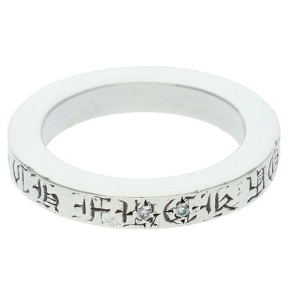 Chrome Hearts 3mm Spacer FUCKYOU Silver Ring Size ONE SIZE
