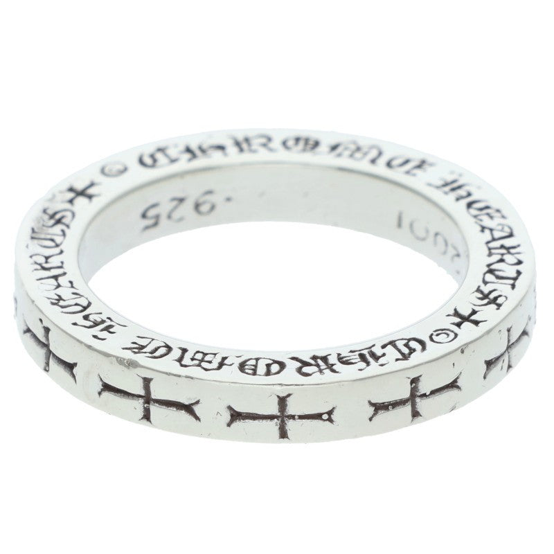 Chrome Hearts 3mm Spacer FUCKYOU Silver Ring Size ONE SIZE