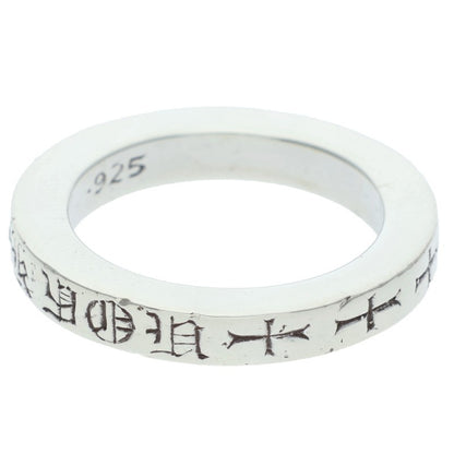 Chrome Hearts 3mm Spacer FUCKYOU Silver Ring Size ONE SIZE