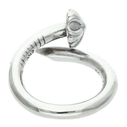 Chrome Hearts Nail Crossball Silver Ring Size ONE SIZE