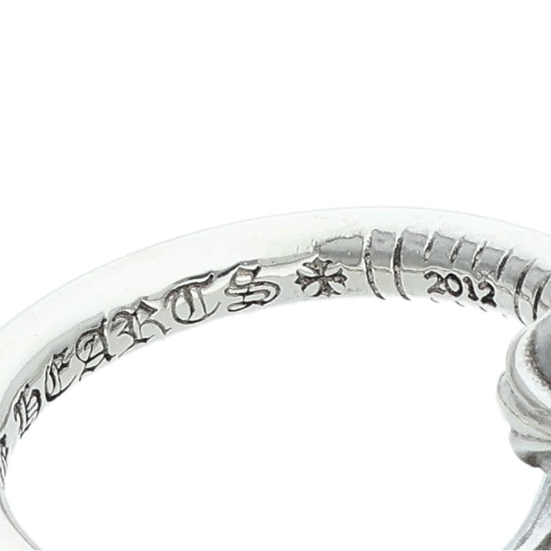 Chrome Hearts Nail Crossball Silver Ring Size ONE SIZE