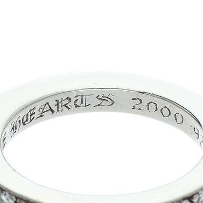 Chrome Hearts Pave Diamond Silver Ring Size ONE SIZE