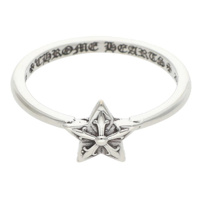 Chrome Hearts BUBBLGM STAR Silver Ring Size 8.5