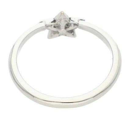 Chrome Hearts BUBBLGM STAR Silver Ring Size 8.5