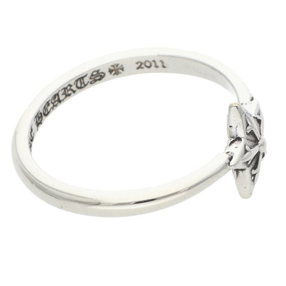 Chrome Hearts BUBBLGM STAR Silver Ring Size 8.5