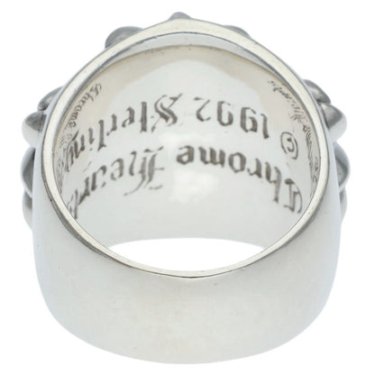 Chrome Hearts Keeper Sterling Silver Ring Size ONE SIZE