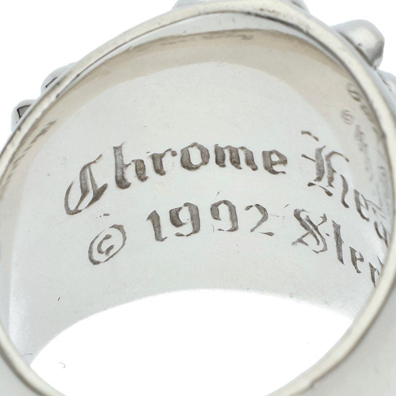 Chrome Hearts Keeper Sterling Silver Ring Size ONE SIZE