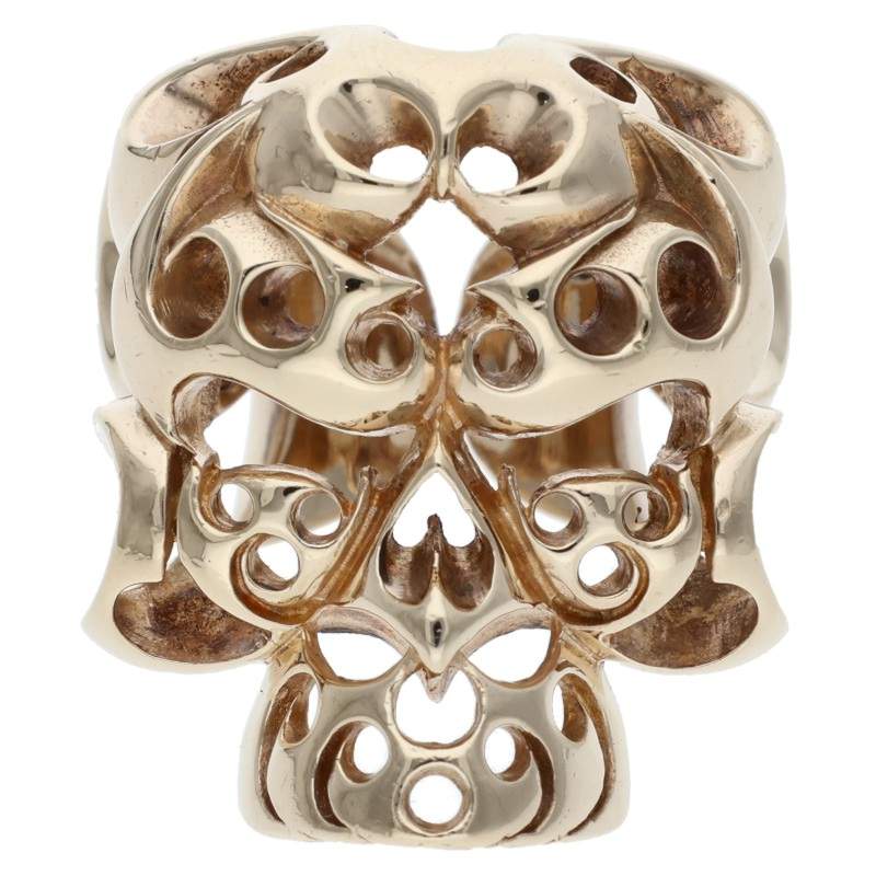 TENDERLOIN 8K Borneo Skull Gold Ring ONE SIZE Size ONE SIZE