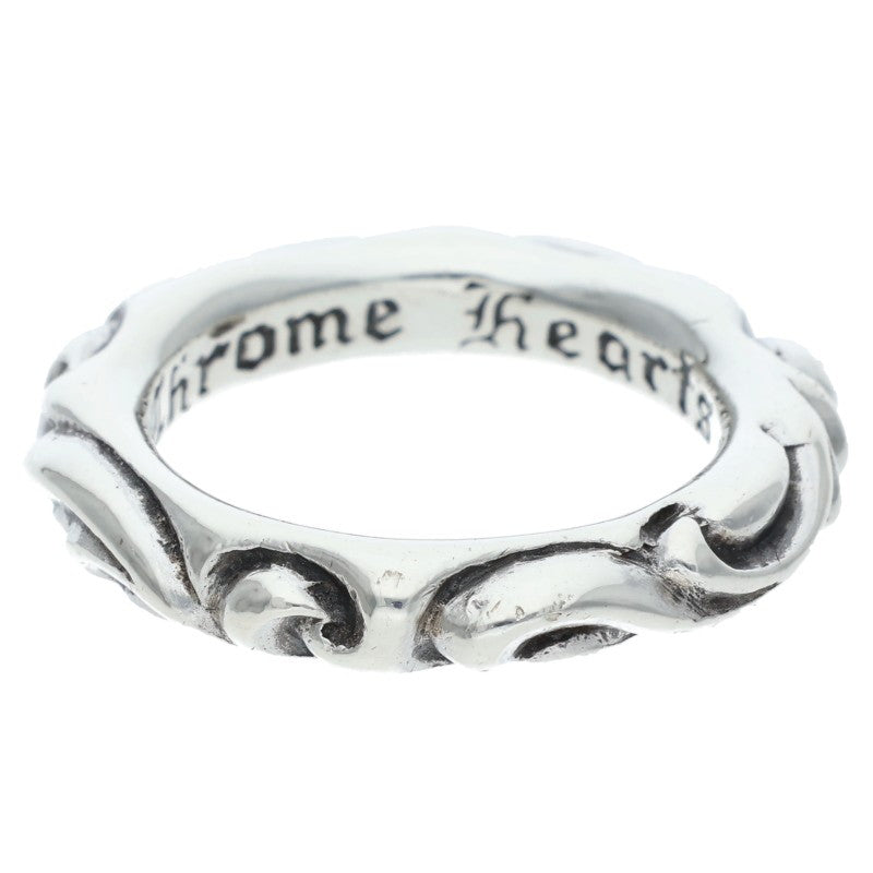Chrome Hearts SCRL BAND Silver Ring Size 13.5