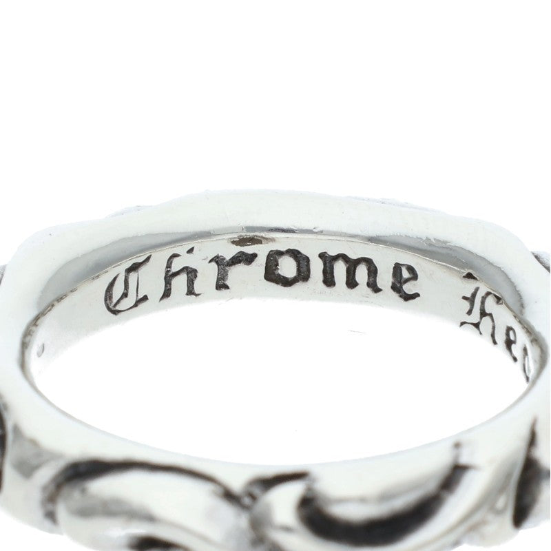 Chrome Hearts SCRL BAND Silver Ring Size 13.5