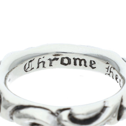 Chrome Hearts SCRL BAND Silver Ring Size 13.5