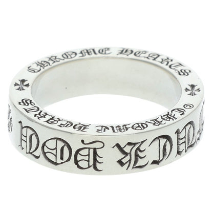 Chrome Hearts 6mm Spacer FUCKYOU Silver Ring Size 16.5