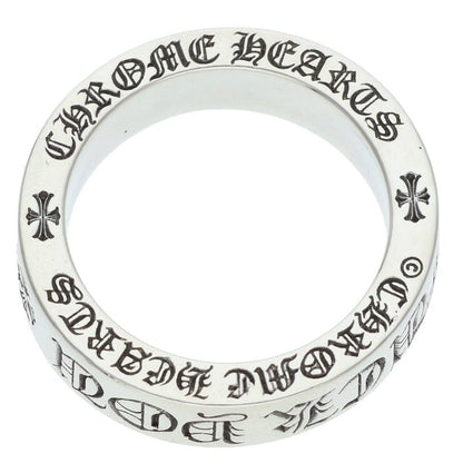 Chrome Hearts 6mm Spacer FUCKYOU Silver Ring Size 16.5