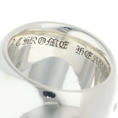 Chrome Hearts CLASSIC OVAL Cross Silver Ring Size ONE SIZE