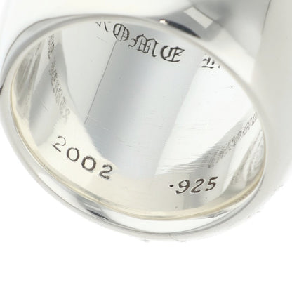 Chrome Hearts CLASSIC OVAL Cross Silver Ring Size ONE SIZE