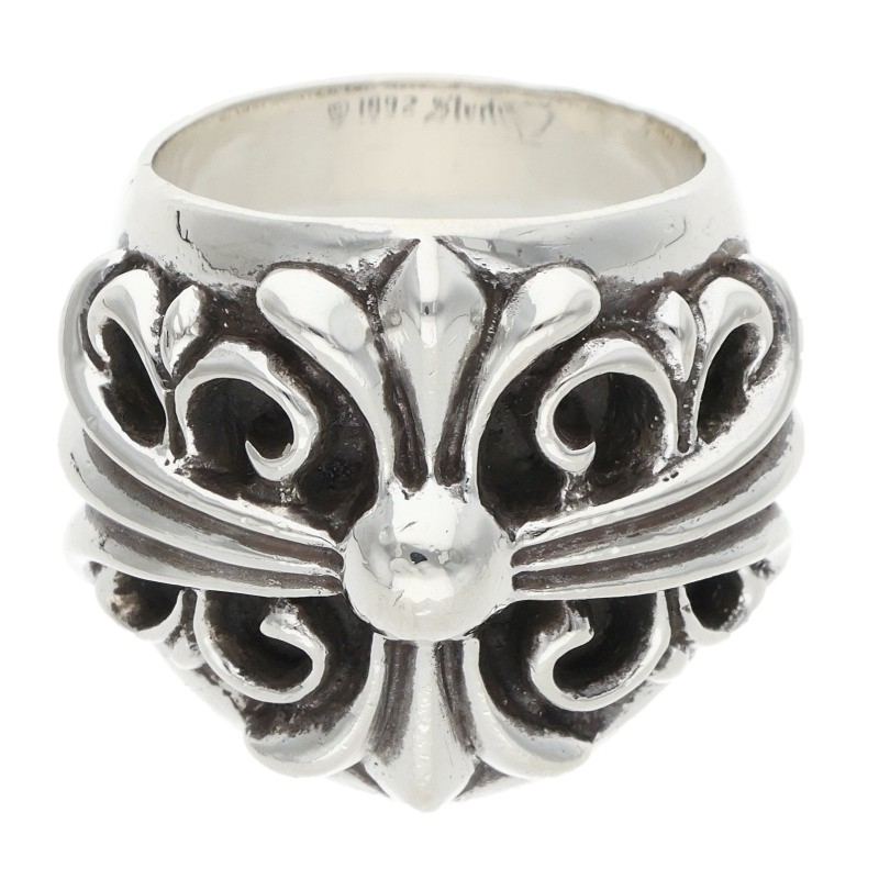 Chrome Hearts Keeper Sterling Silver Ring Size 8.5