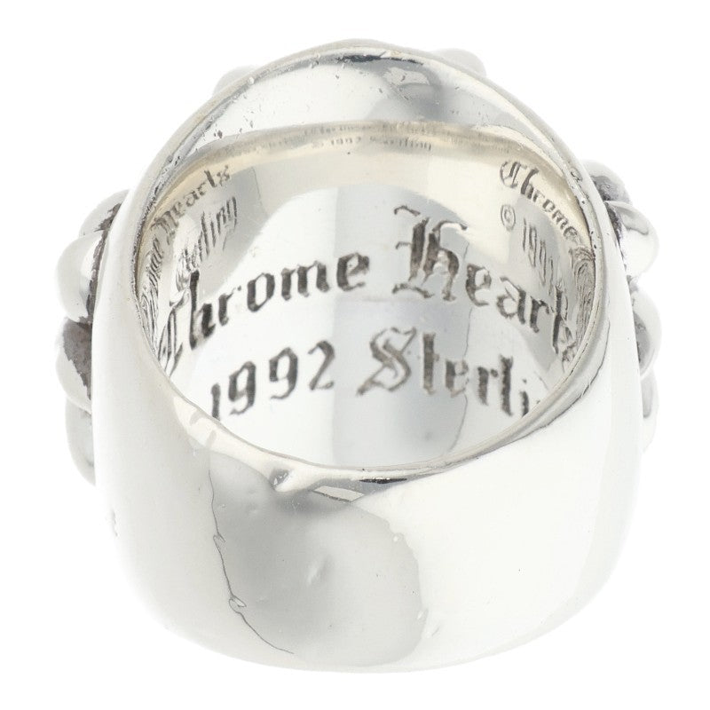 Chrome Hearts Keeper Sterling Silver Ring Size 8.5