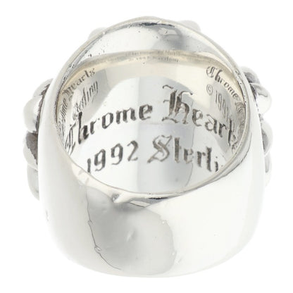 Chrome Hearts Keeper Sterling Silver Ring Size 8.5