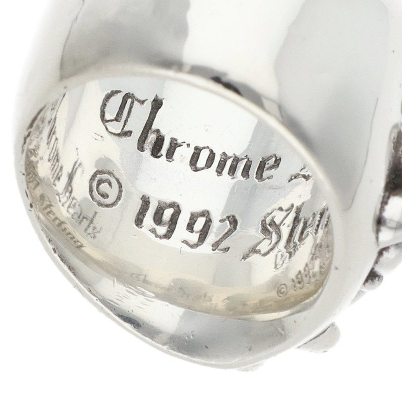 Chrome Hearts Keeper Sterling Silver Ring Size 8.5