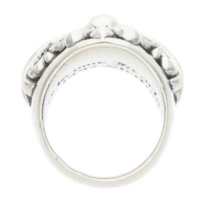 Chrome Hearts Keeper Sterling Silver Ring Size 8.5