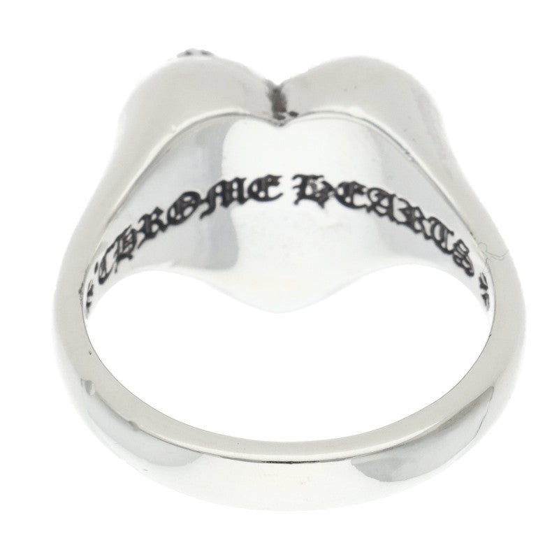 Chrome Hearts RIP HEART Silver Ring Size ONE SIZE