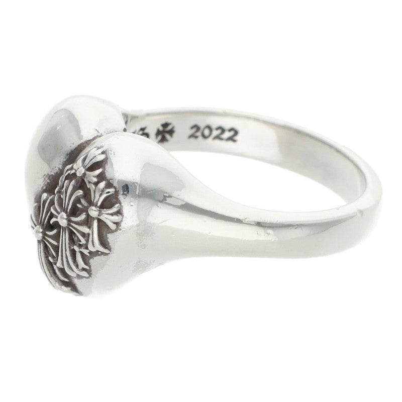 Chrome Hearts RIP HEART Silver Ring Size ONE SIZE