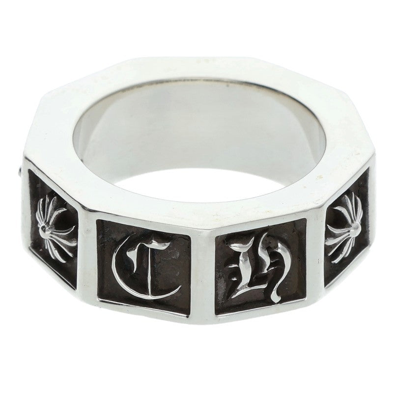 Chrome Hearts ALPHABET BLOCK CH CH PLS Ring Size ONE SIZE