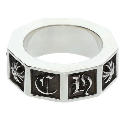 Chrome Hearts ALPHABET BLOCK CH CH PLS Ring Size ONE SIZE