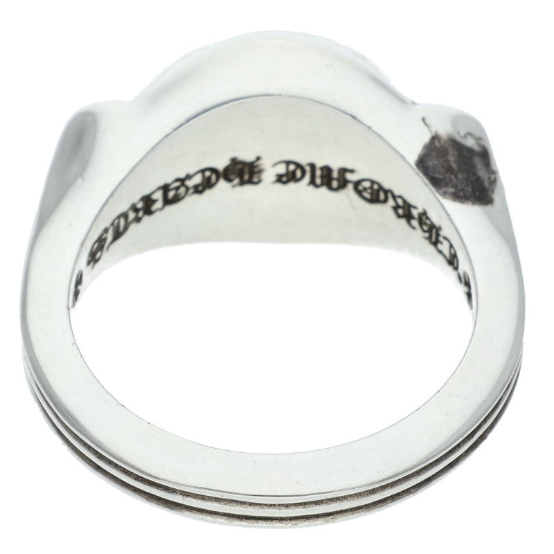 Chrome Hearts CH PLUS FLAT TOP Silver Ring 925 Size 16.5
