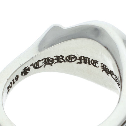 Chrome Hearts CH PLUS FLAT TOP Silver Ring 925 Size 16.5