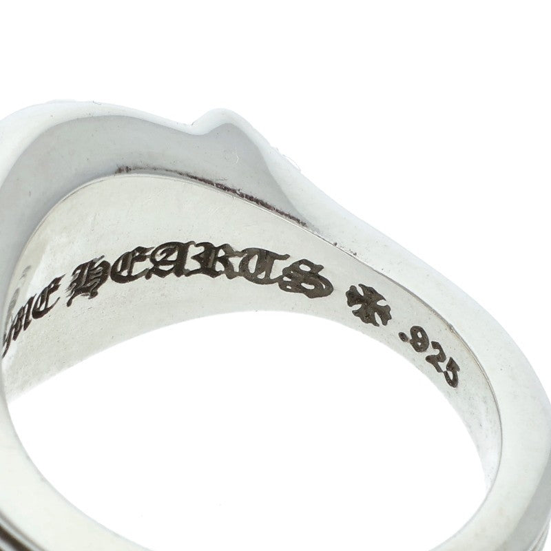 Chrome Hearts CH PLUS FLAT TOP Silver Ring 925 Size 16.5