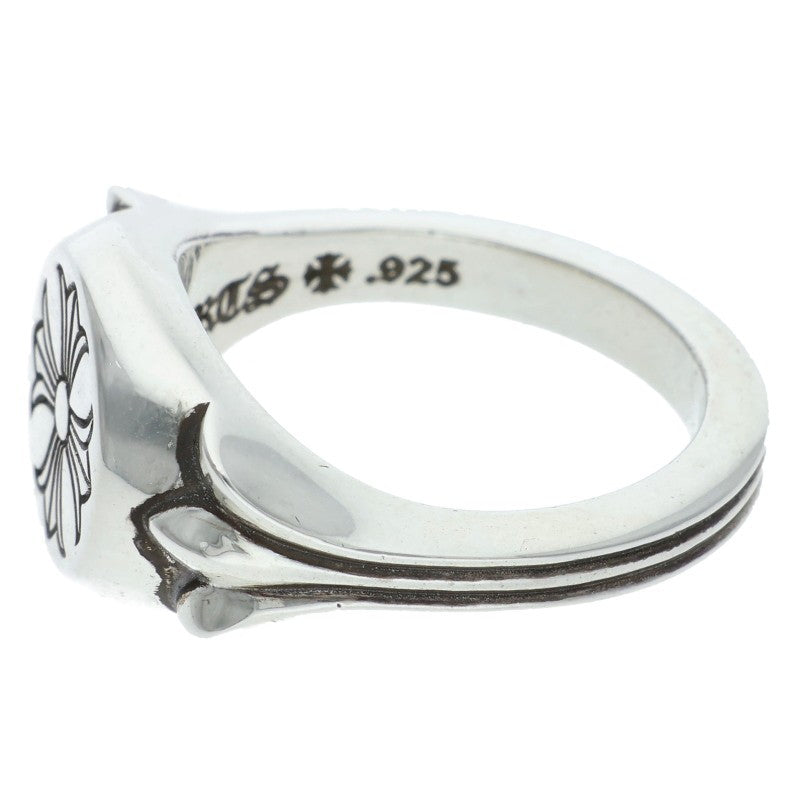 Chrome Hearts CH PLUS FLAT TOP Silver Ring 925 Size 16.5