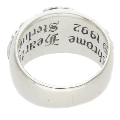 Chrome Hearts Floral Cross Silver Ring Size ONE SIZE