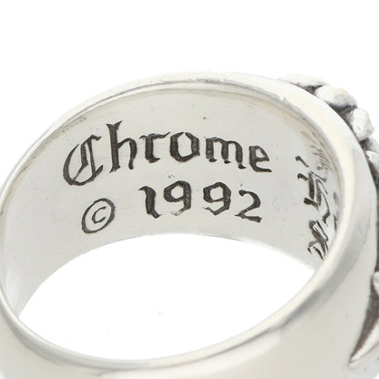 Chrome Hearts Floral Cross Silver Ring Size ONE SIZE