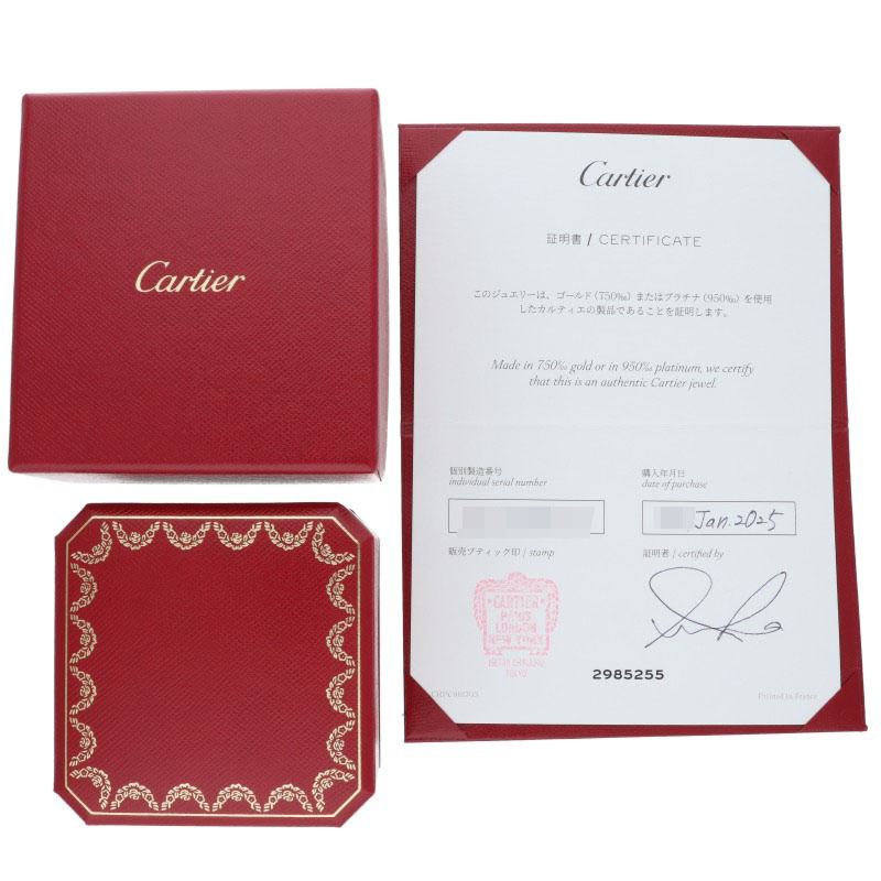 Cartier Trinity Cushion Classic 18K YG PG WG Ring Size 49