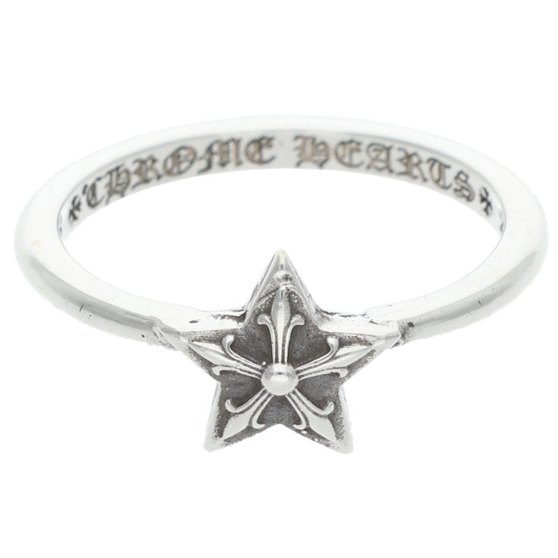 Chrome Hearts BUBBLGM STAR Silver Ring Size JP 7