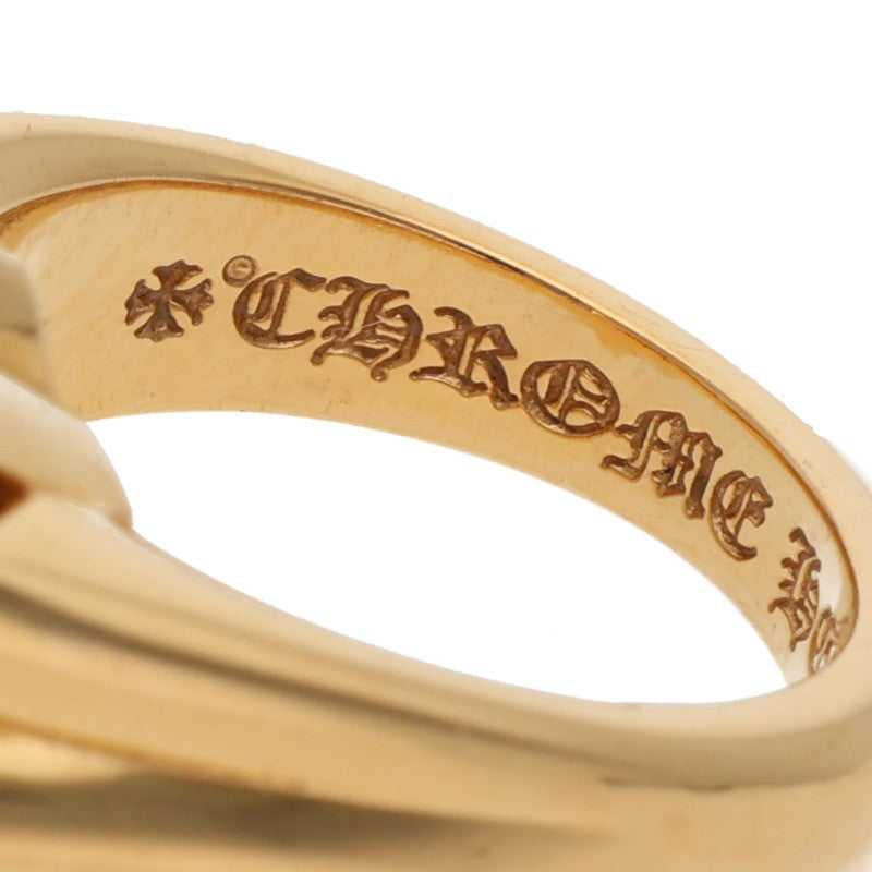 Chrome Hearts 22K Small Cutout Diamond Ring Size ONE SIZE