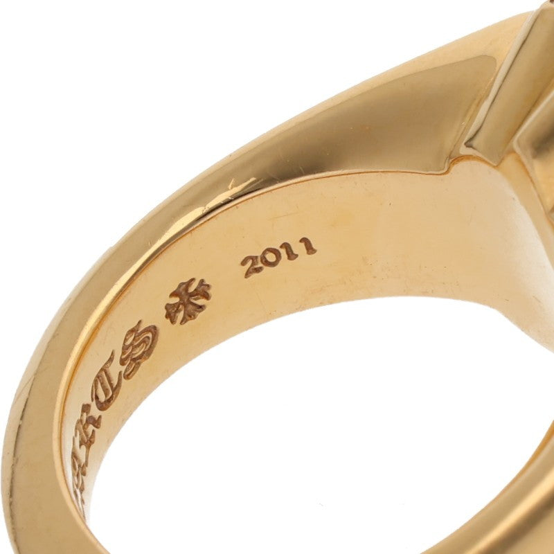 Chrome Hearts 22K Small Cutout Diamond Ring Size ONE SIZE