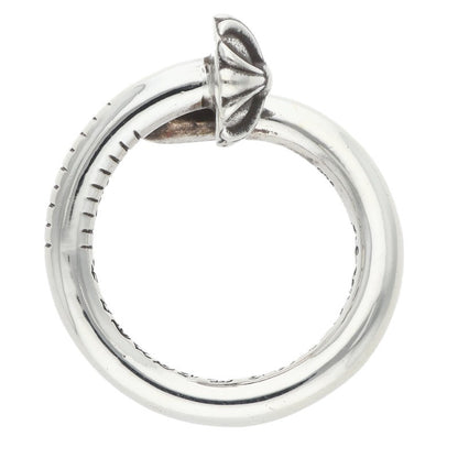 Chrome Hearts NAIL CRSBALL Silver Ring Size ONE SIZE
