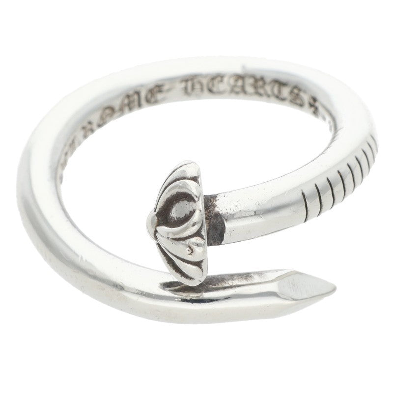 Chrome Hearts NAIL CRSBALL Silver Ring Size 16.5