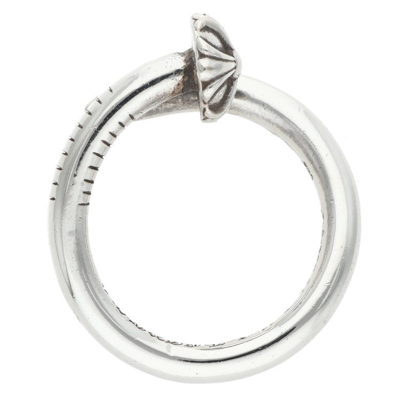 Chrome Hearts NAIL CRSBALL Silver Ring Size 16.5