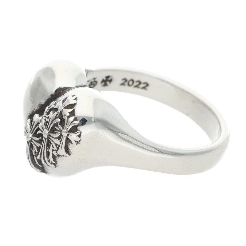 Chrome Hearts RIP HEART Silver Ring Size ONE SIZE