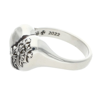 Chrome Hearts RIP HEART Silver Ring Size ONE SIZE
