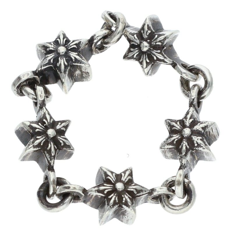Chrome Hearts CHN TNY STAR Silver Ring Size ONE SIZE